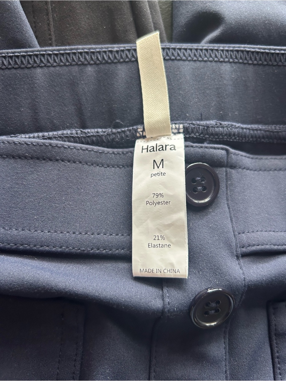 Halara DayStretch High Waisted Straight Leg Casual Pants-Petite Medium (2 Pairs) - Picture 7 of 11